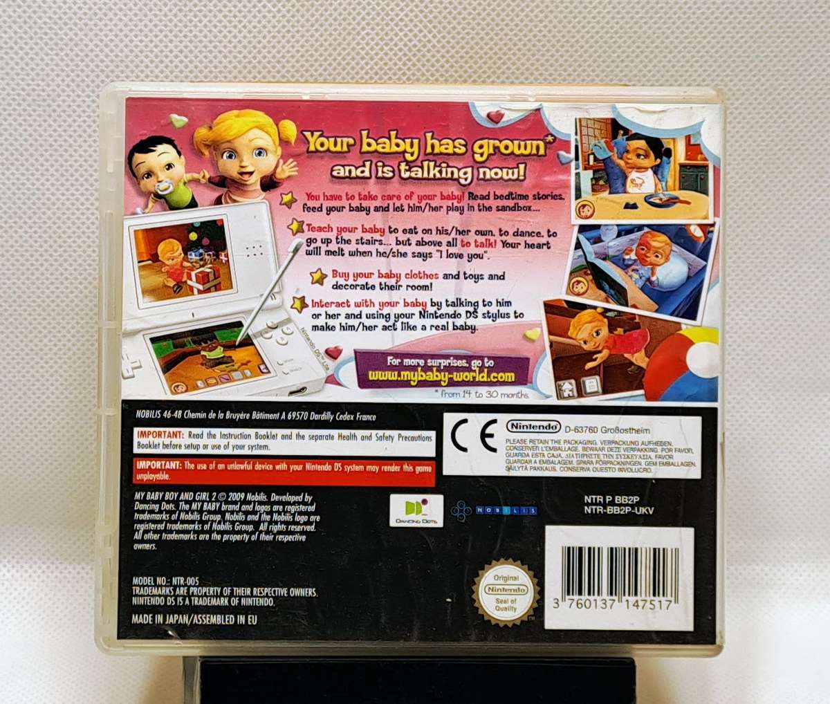 Nintendo DS Lite (Limited Edition Lime Green) handheld console with bundled games