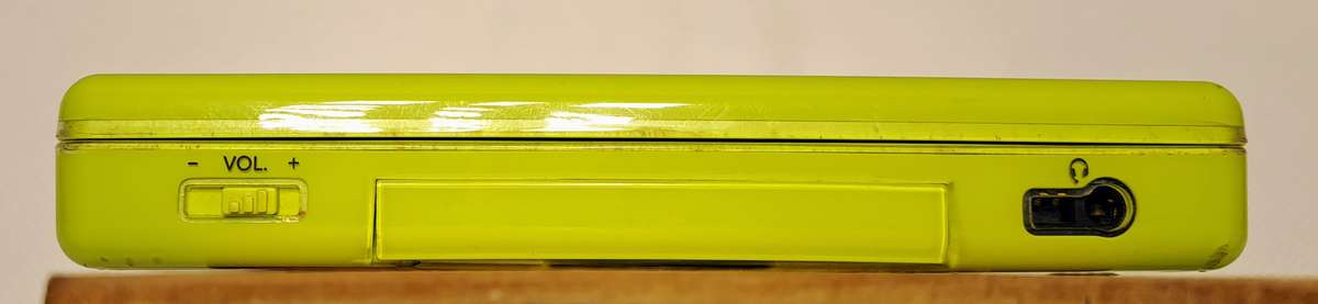 Nintendo DS Lite (Limited Edition Lime Green) handheld console with bundled games