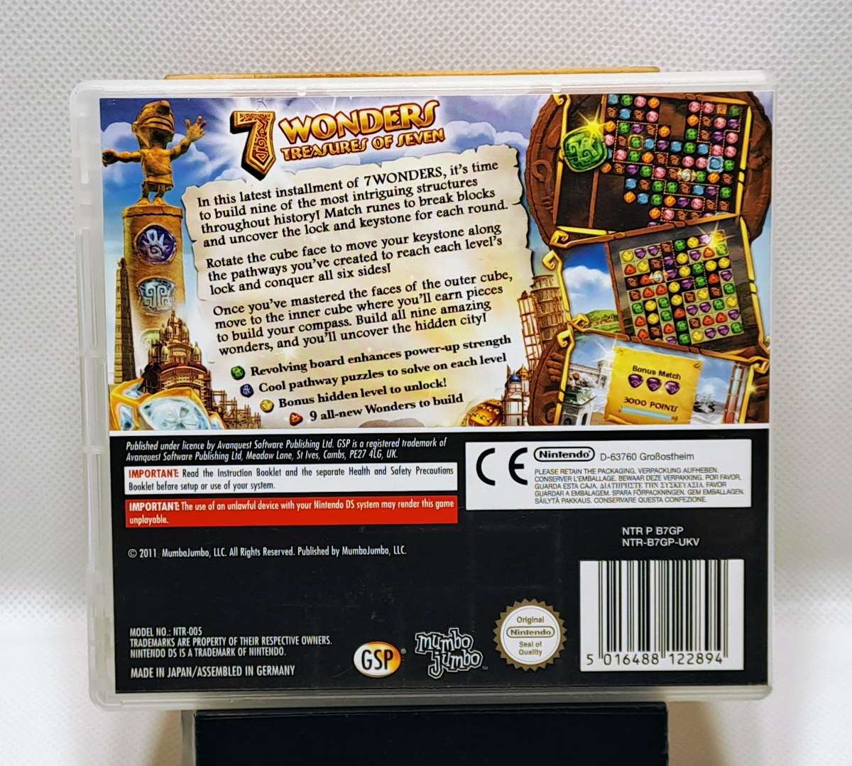 Nintendo DS Lite (Black) handheld console - Mario Kart Bundle