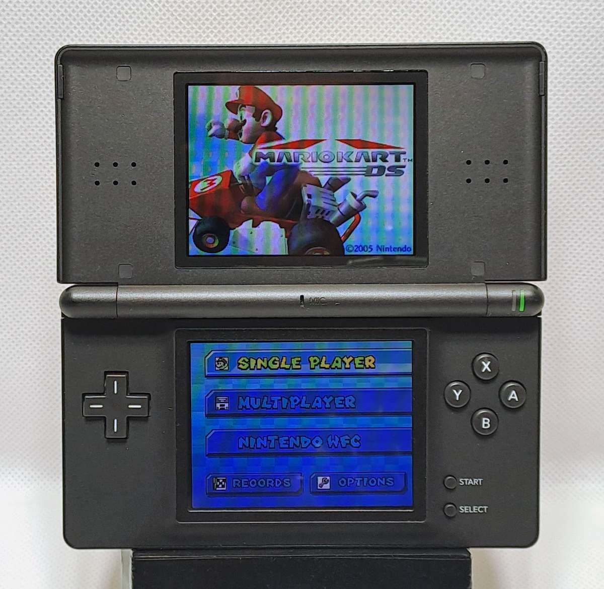 Nintendo DS Lite (Black) handheld console - Mario Kart Bundle