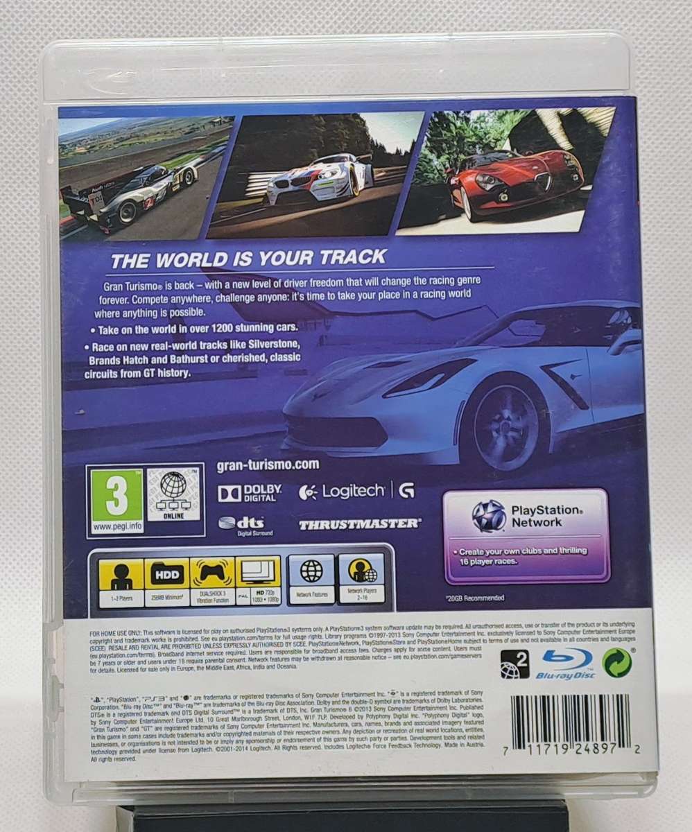 Gran Turismo 6 - Sony PlayStation 3 / PS3 games (PAL)