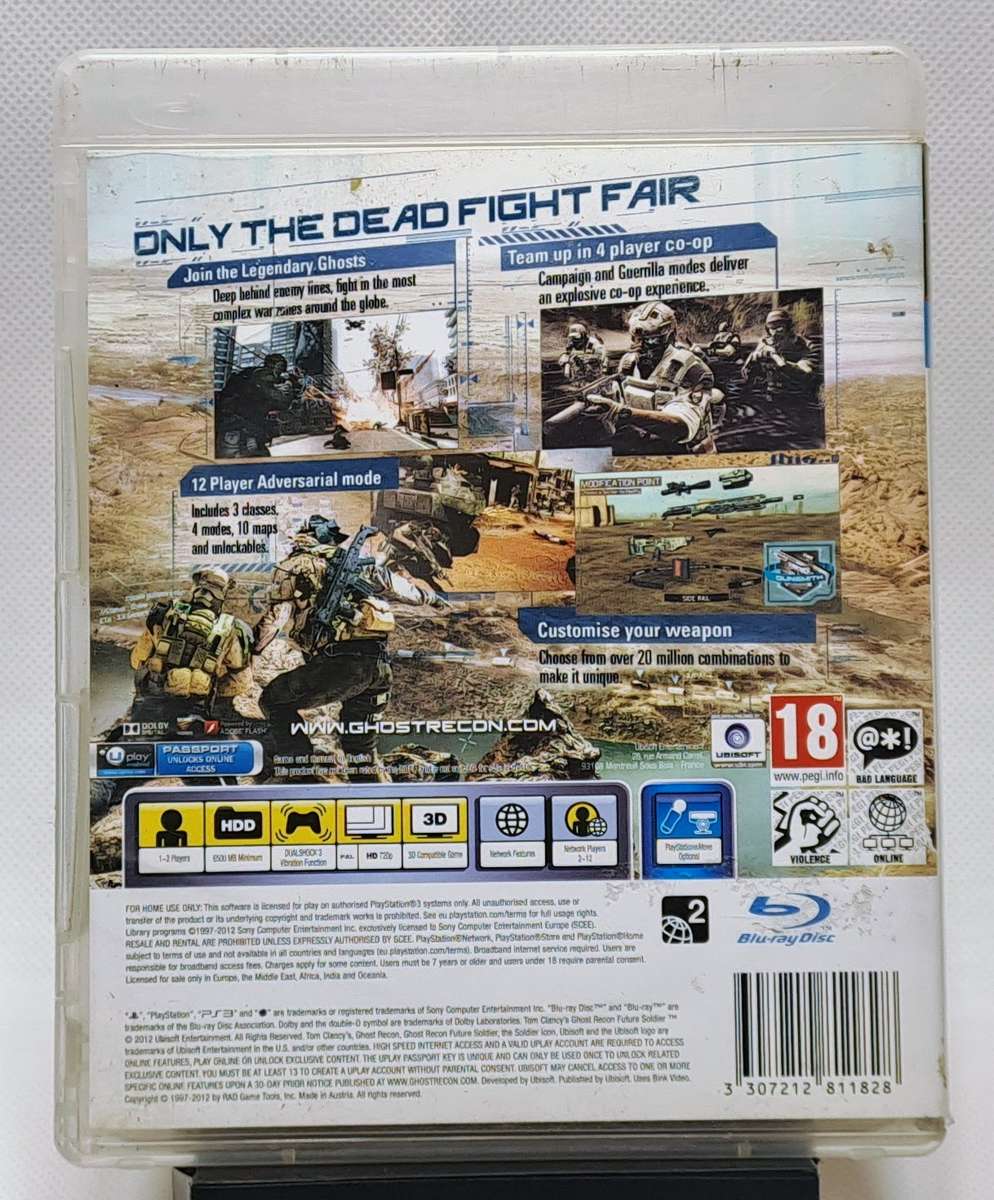 Tom Clancy's Ghost Recon Future Soldier - Sony PlayStation 3 / PS3 Game