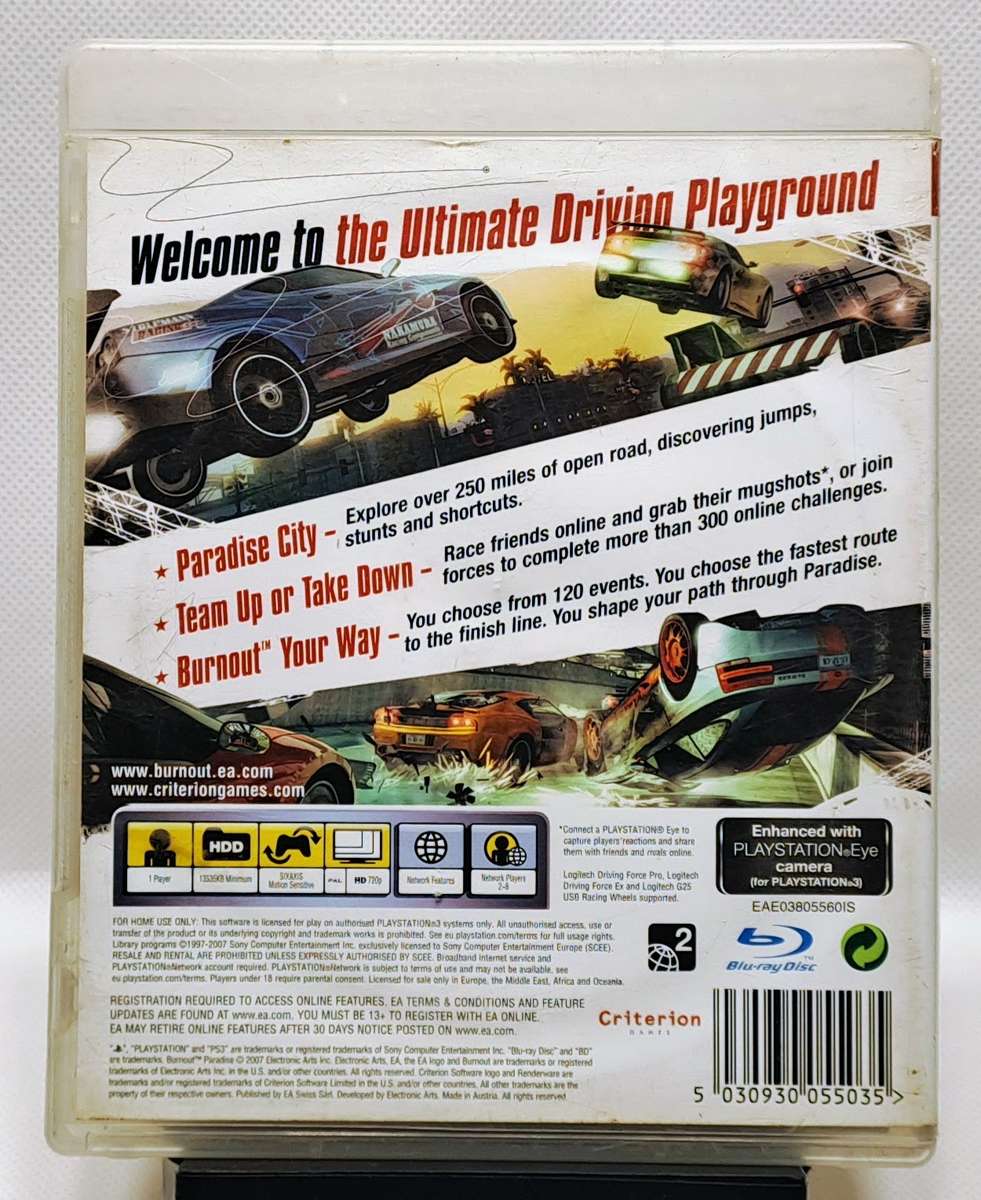 Burnout Paradise - Sony PlayStation 3 / PS3 Game