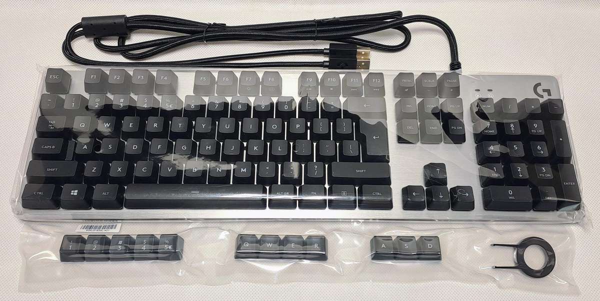 Logitech G413 Mechanical Gaming Keyboard (Silver) (Full-Size, Romer-G Switches)