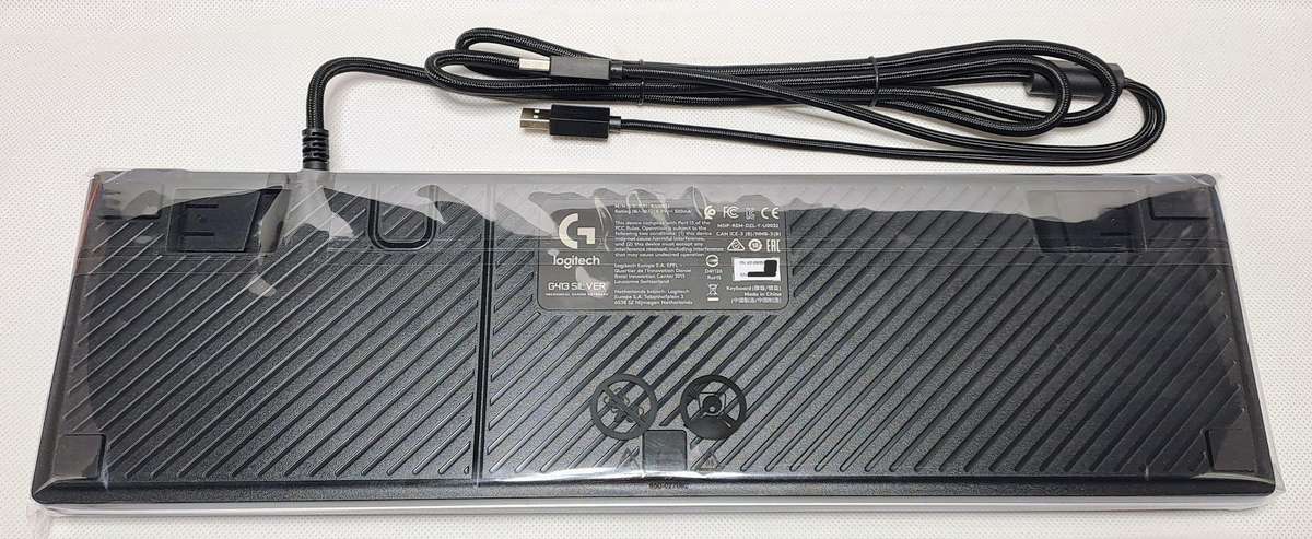 Logitech G413 Mechanical Gaming Keyboard (Silver) (Full-Size, Romer-G Switches)