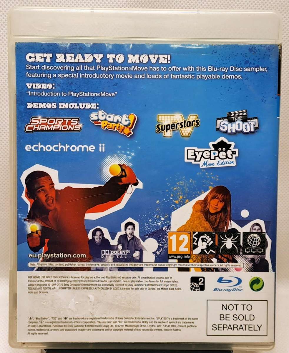 Sony PlayStation Move Starter Pack and Extra PS Move Games (Free Shipping)