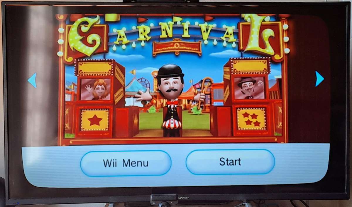 Nintendo Wii (Black) Console - WiiSports HDMI Bundle