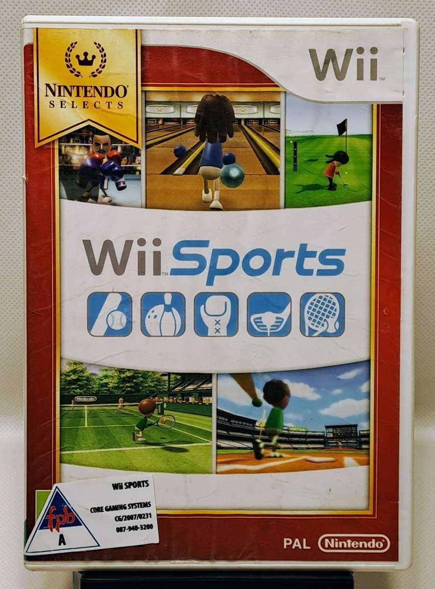 Nintendo Wii (Black) Console - WiiSports HDMI Bundle