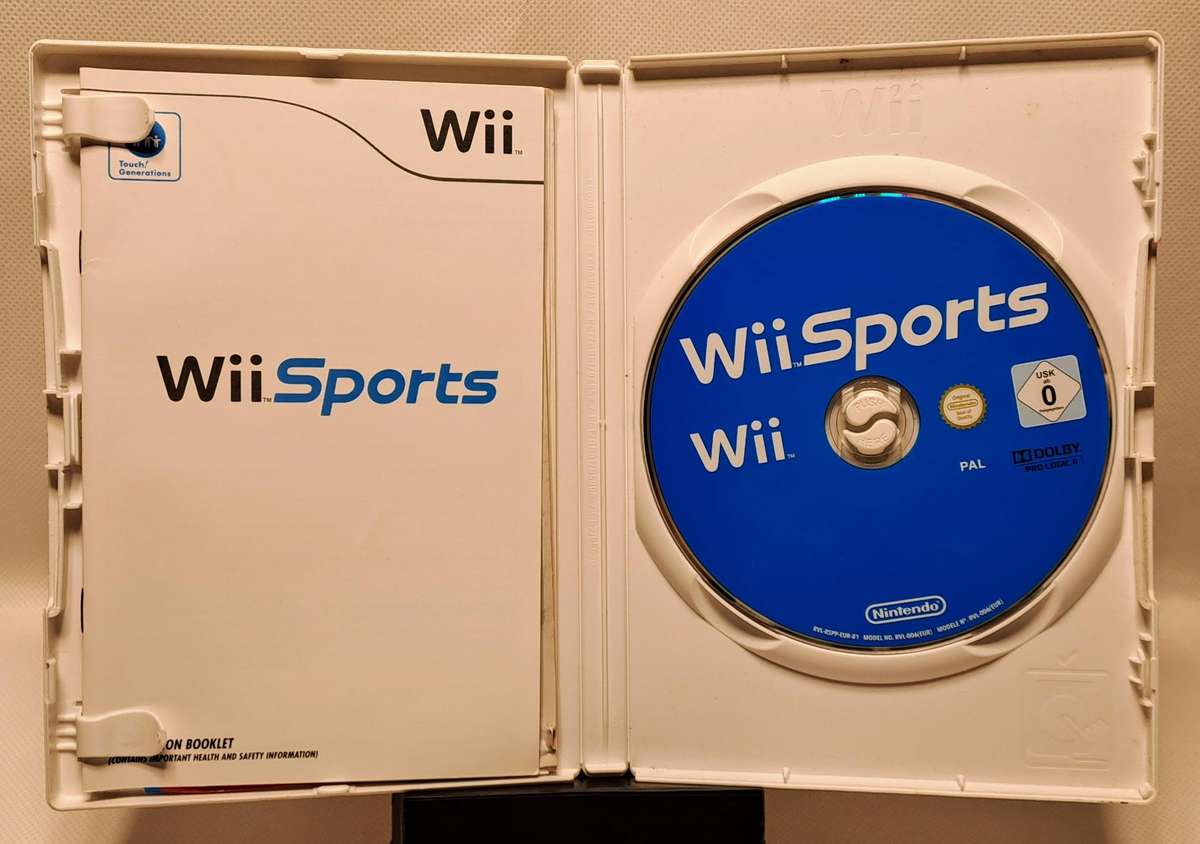 Nintendo Wii (Black) Console - WiiSports HDMI Bundle