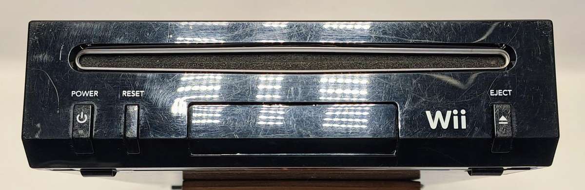 Nintendo Wii (Black) Console - WiiSports HDMI Bundle