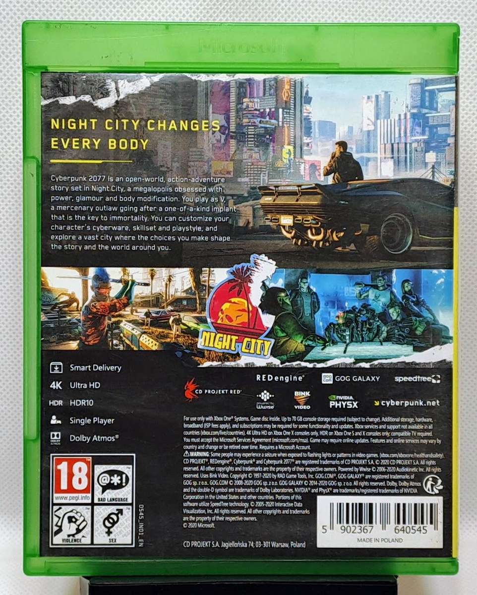 Cyberpunk 2077 - Xbox One Game