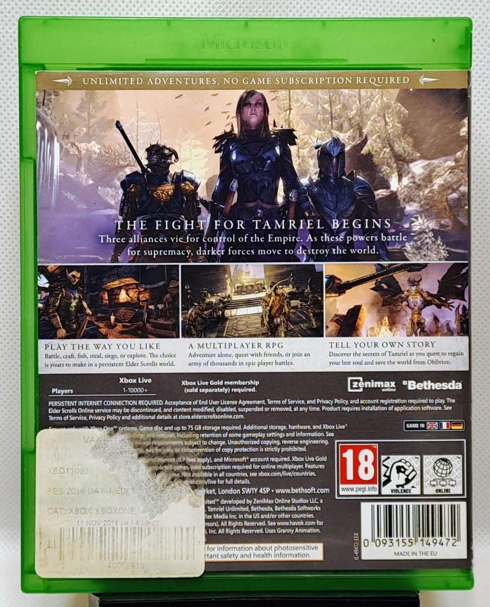 The Elder Scrolls Online: Tamriel Unlimited - Xbox One Game
