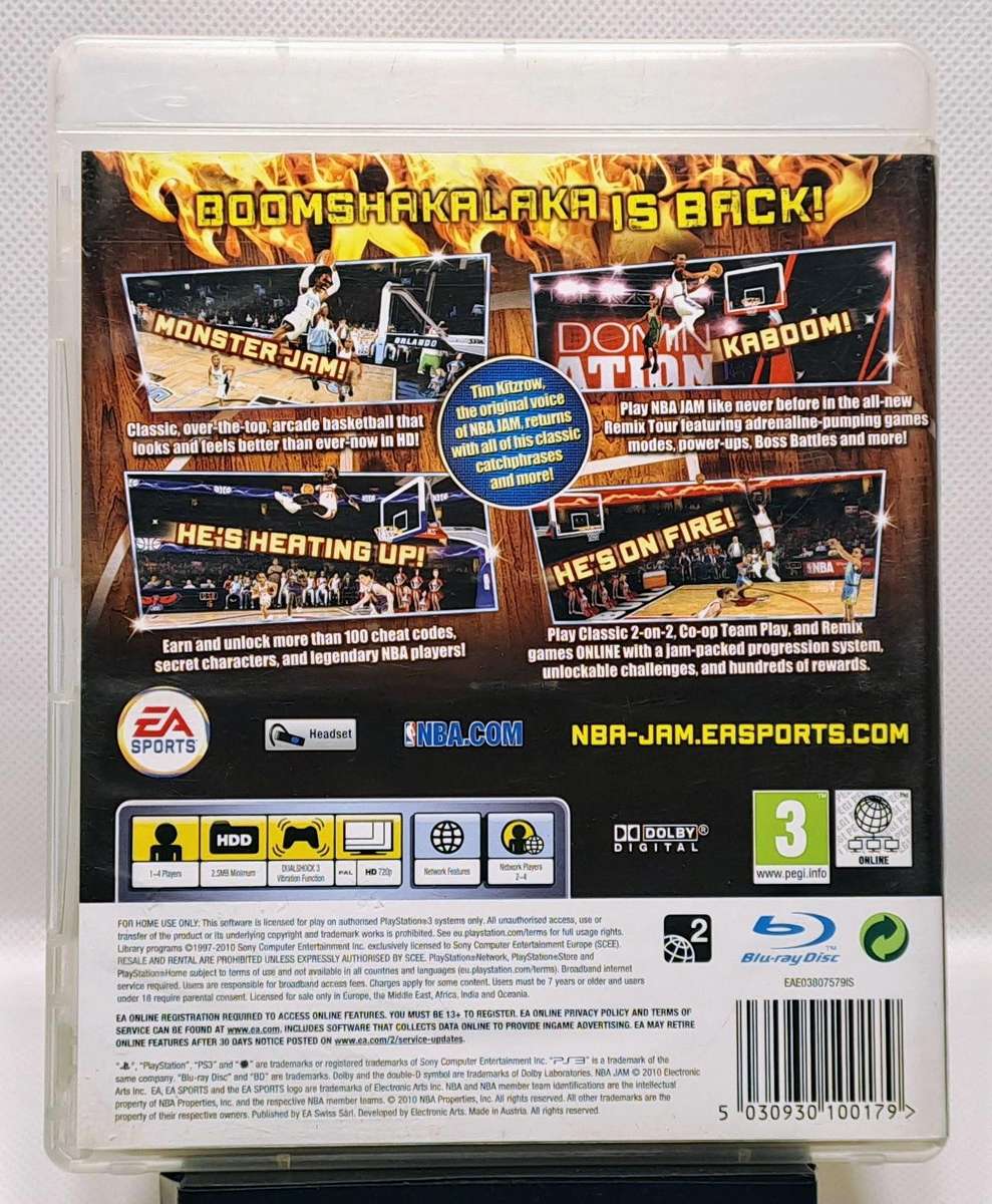 NBA Jam - Sony PlayStation 3 / PS3 Game