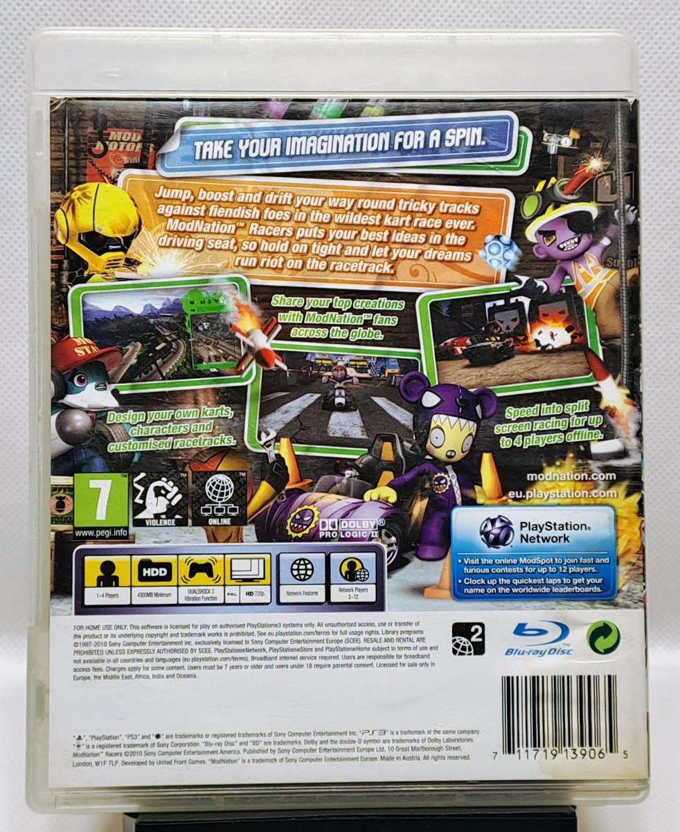ModNation Racers - Sony PlayStation 3 / PS3 Game