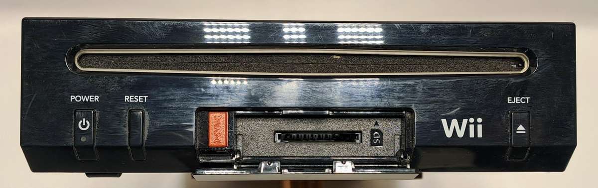 Nintendo Wii (Black & White) Console - WiiSports HDMI Bundle + FunFair Party Game