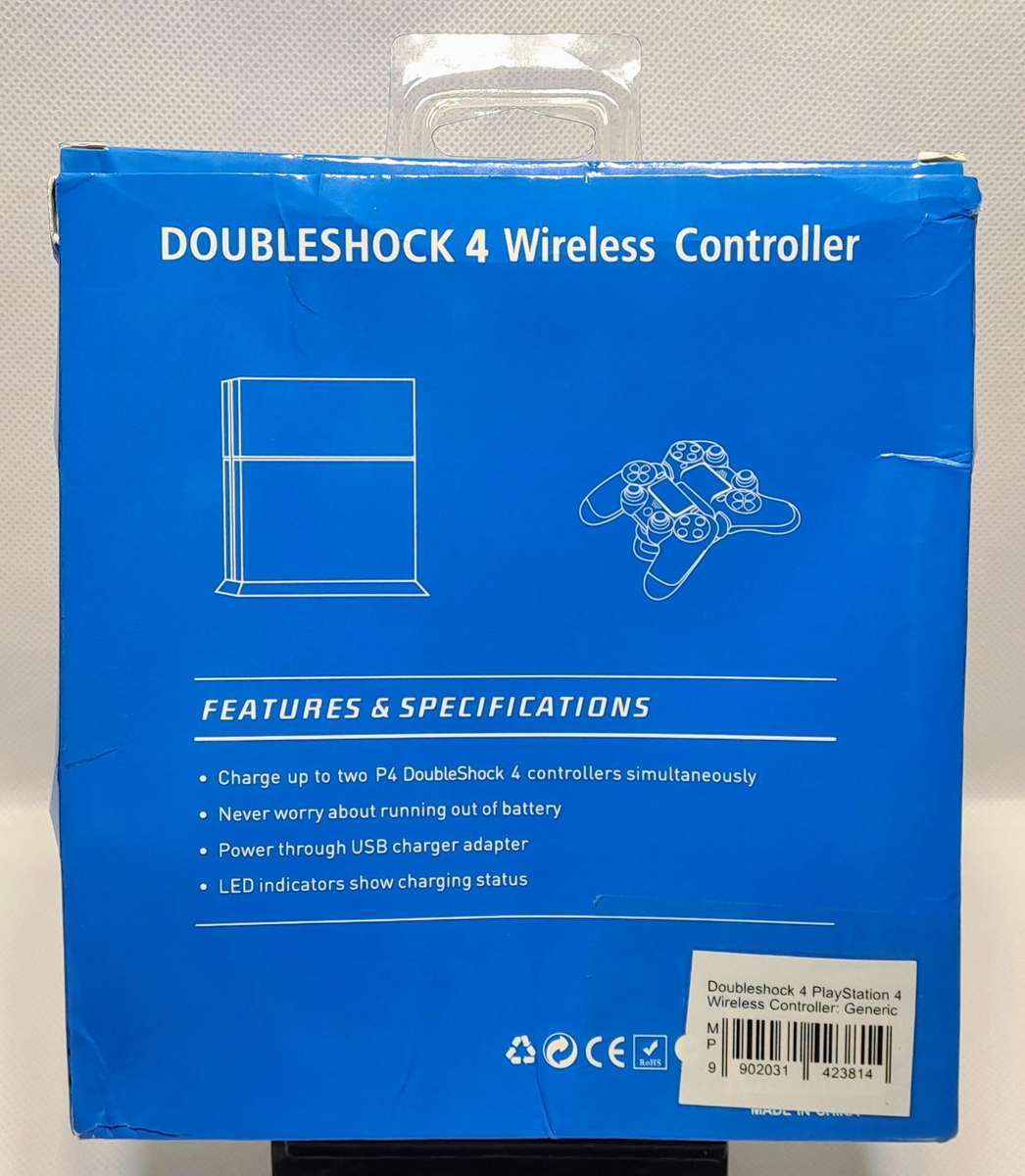 Doubleshock 4 Wireless Controller for Sony PlayStation 4 / PS4 with USB Cable