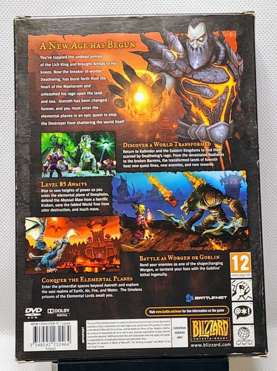 Blizzard Entertainment - World of Warcraft Collectors Bundle (BC Battle Chest + WotLK + Cataclysm)