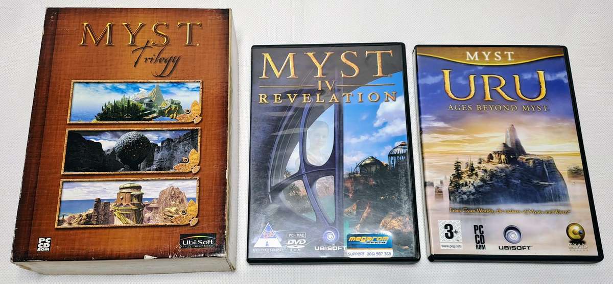 Myst PC Game Collection/Bundle - Myst Trilogy + Myst IV + Uru: Ages Beyond Myst