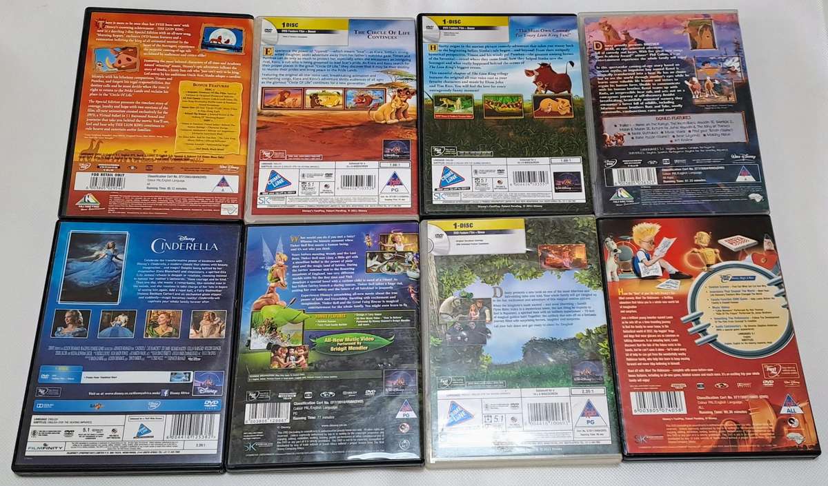 Disney Family Classics DVD Bundle (8 Films)