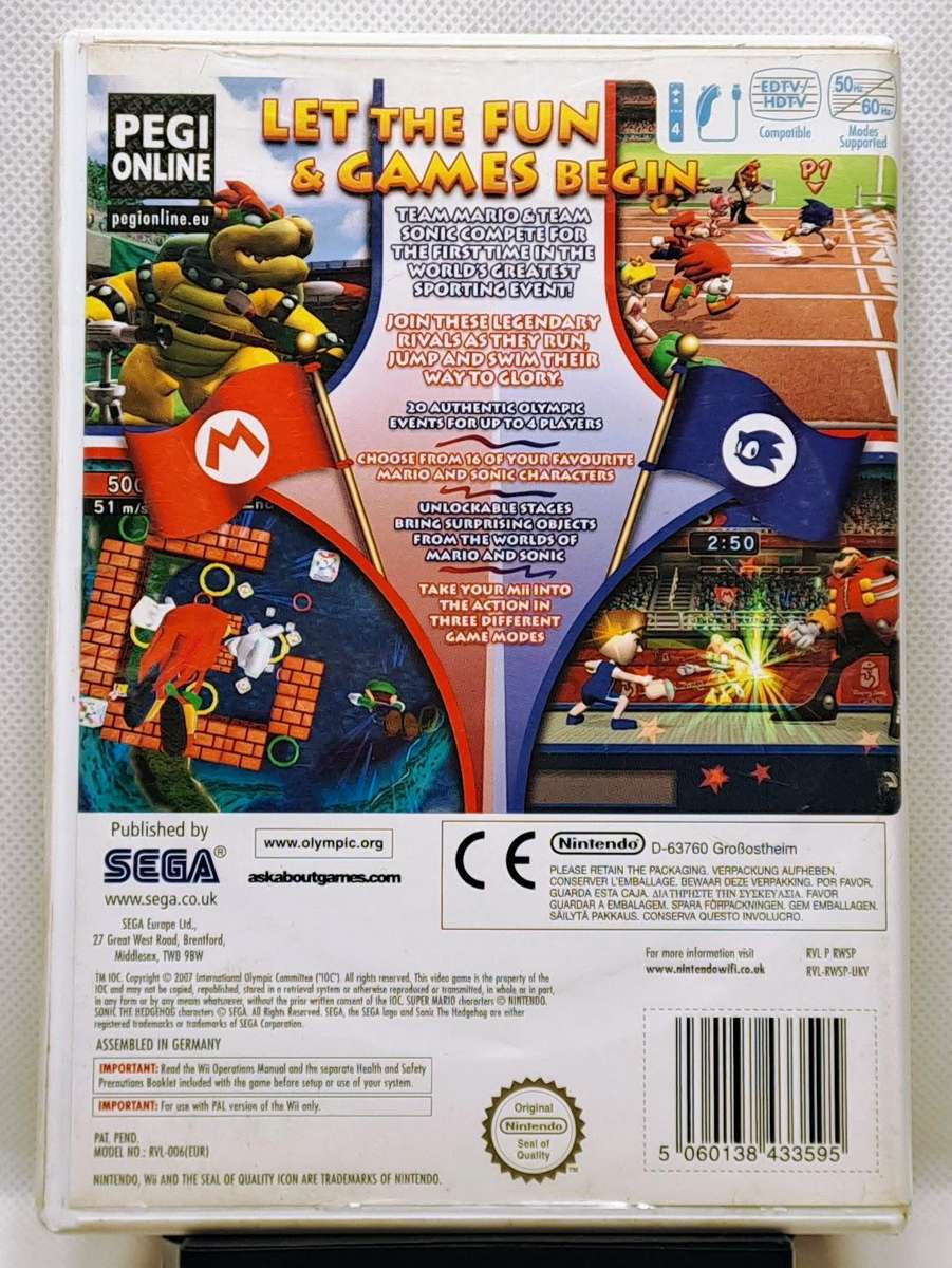 Mario & Sonic at the Olympic Games - Nintendo Wii Game