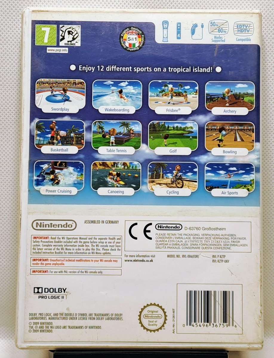WiiSports Resort - Nintendo Wii Game