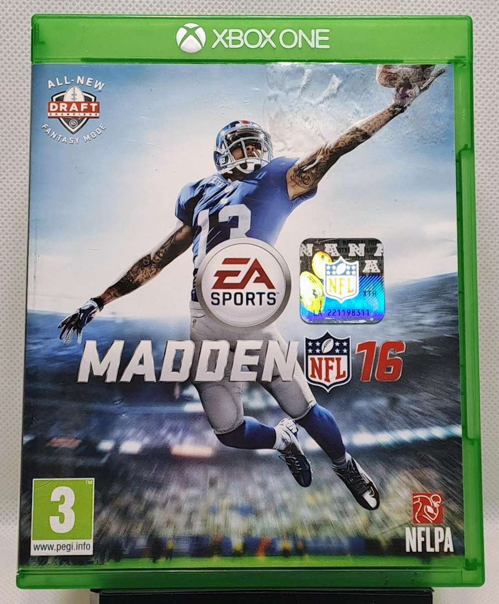 Xbox One Sports Game Bundle  FIFA 15, Madden NFL 16 & NBA 2K14 (Good Condition, Cases Damaged)