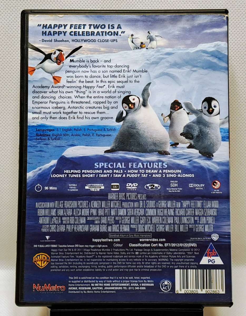 Happy Feet Two (2011) - DVD (Region 2) (PAL)