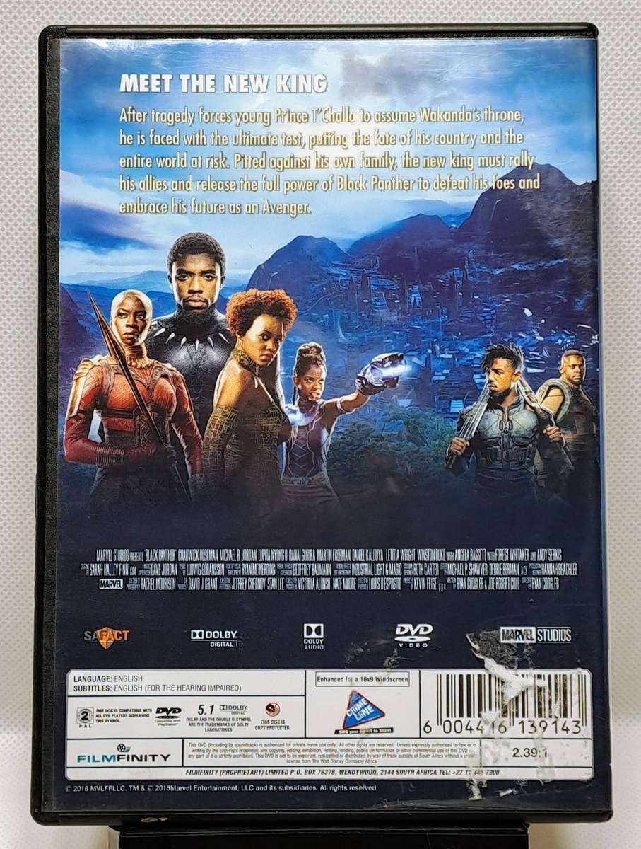 Black Panther (2018) - DVD (Region 2) (PAL)