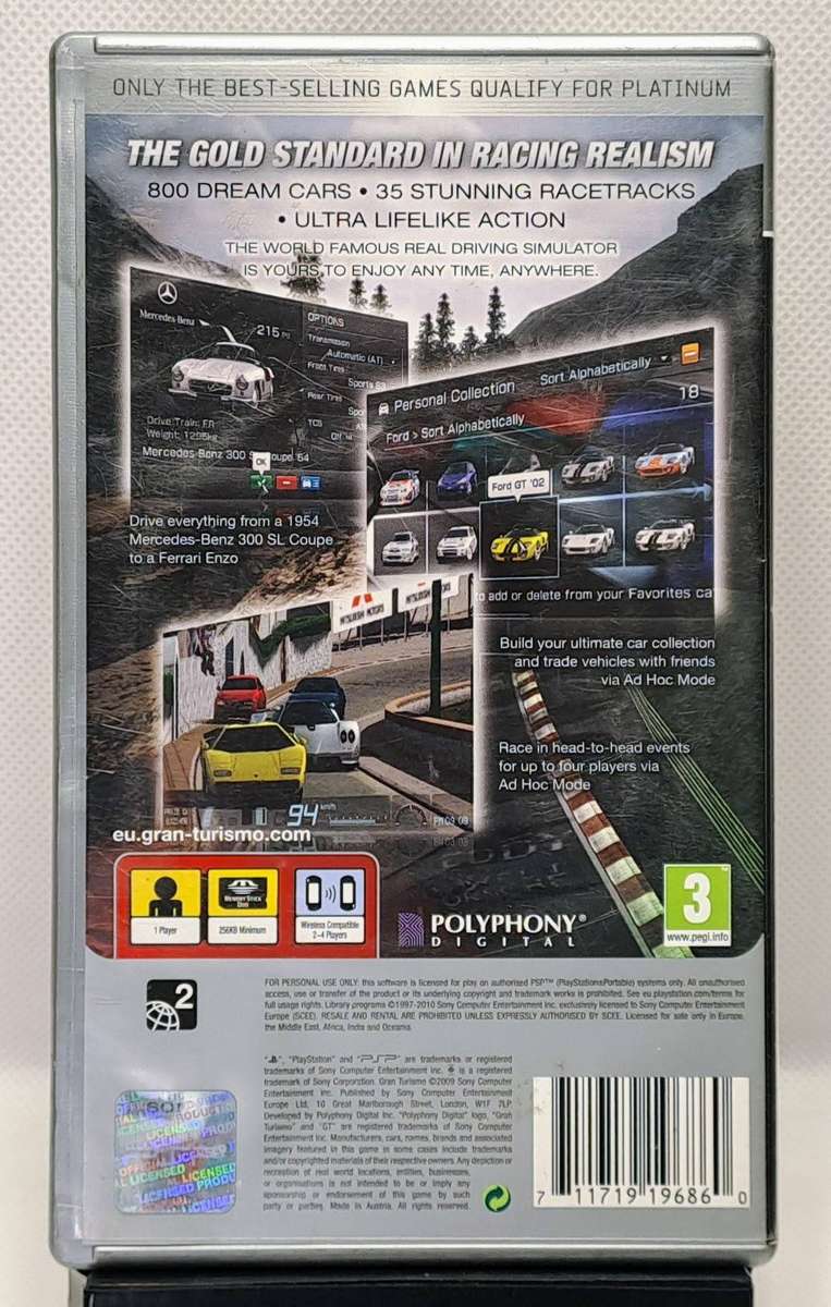 Gran Turismo - Sony PlayStation Portable / PSP Game (Platinum)