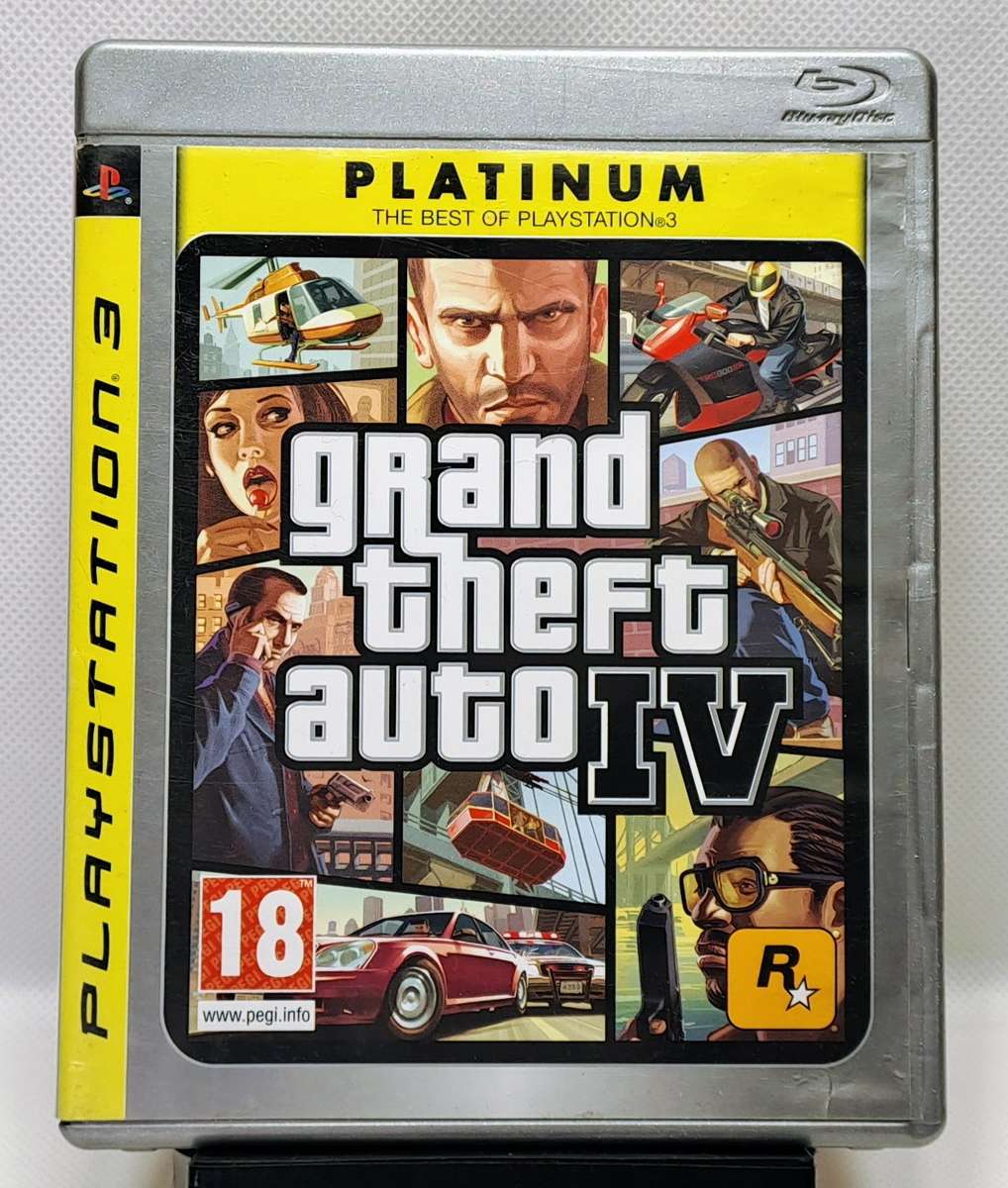 Grand Theft Auto IV (GTA 4) - Sony PlayStation 3 / PS3 Game (Platinum)