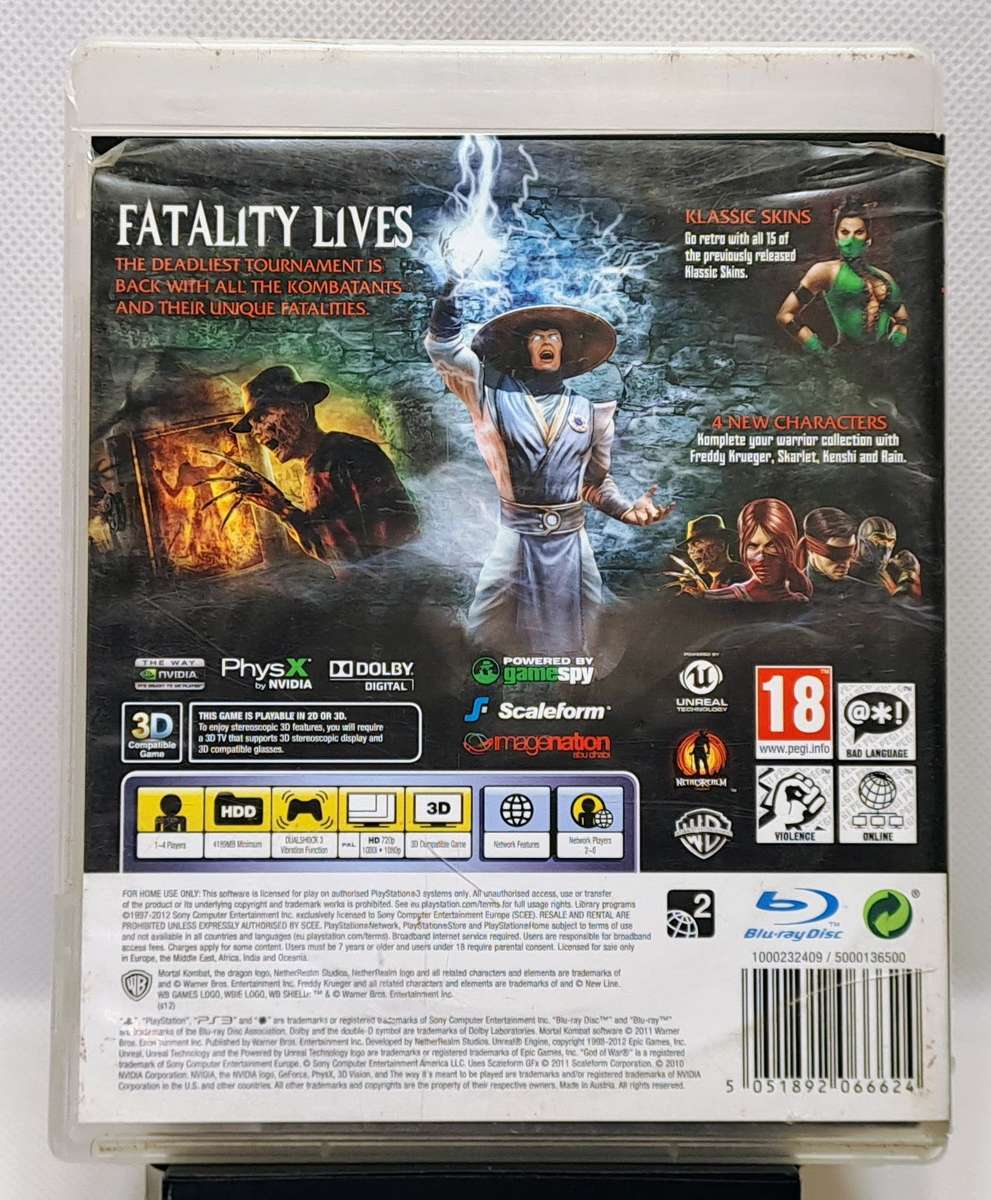 Mortal Kombat Komplete Edition - Sony PlayStation 3 / PS3 Game