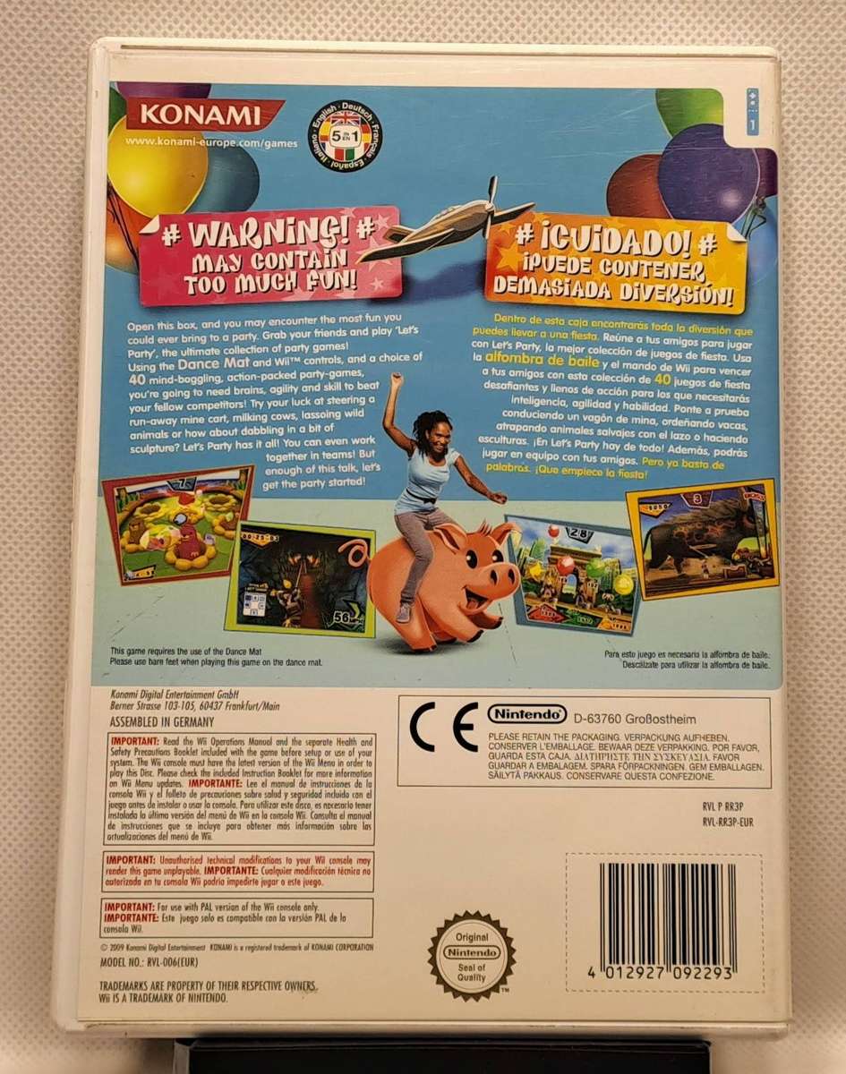 Lets Party  Nintendo Wii Game (Dance Mat Not Included)