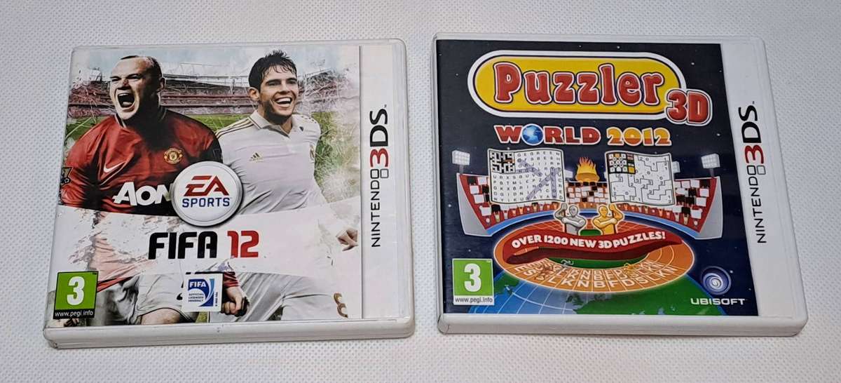 Nintendo 3DS Games Bundle: FIFA 12 & Puzzler 3D World 2012