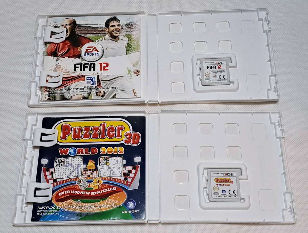 Nintendo 3DS Games Bundle: FIFA 12 & Puzzler 3D World 2012