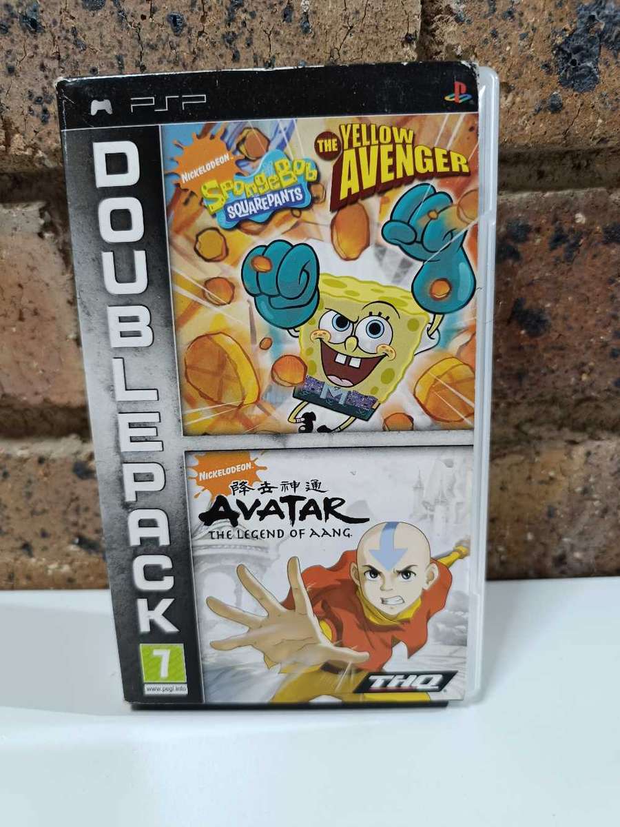 Double Pack - SpongeBob Squarepants - Avatar Legends of Aang - PsP