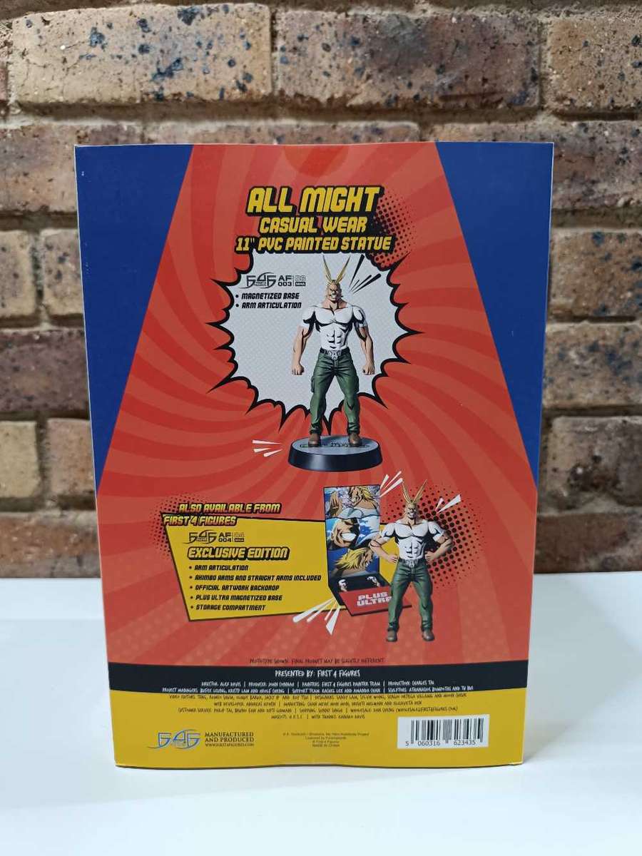 My Hero Academia - All Might Causal Wear 11" PVC Printed Statue - First4figures