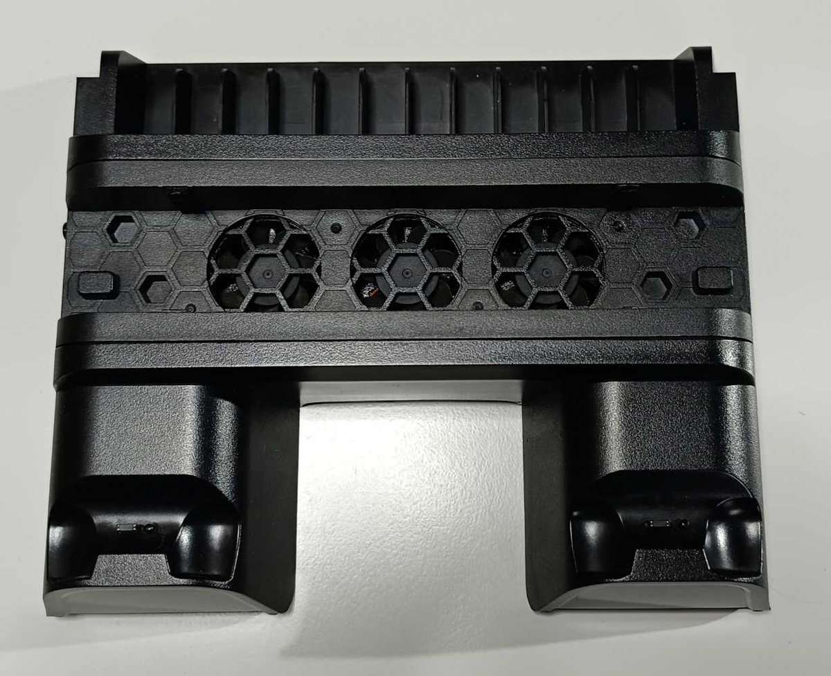 PlayStation 4 Multifunctional Stand with Fan, Dual charging dock & 12 disc slot for Ps4/Slim/Pro