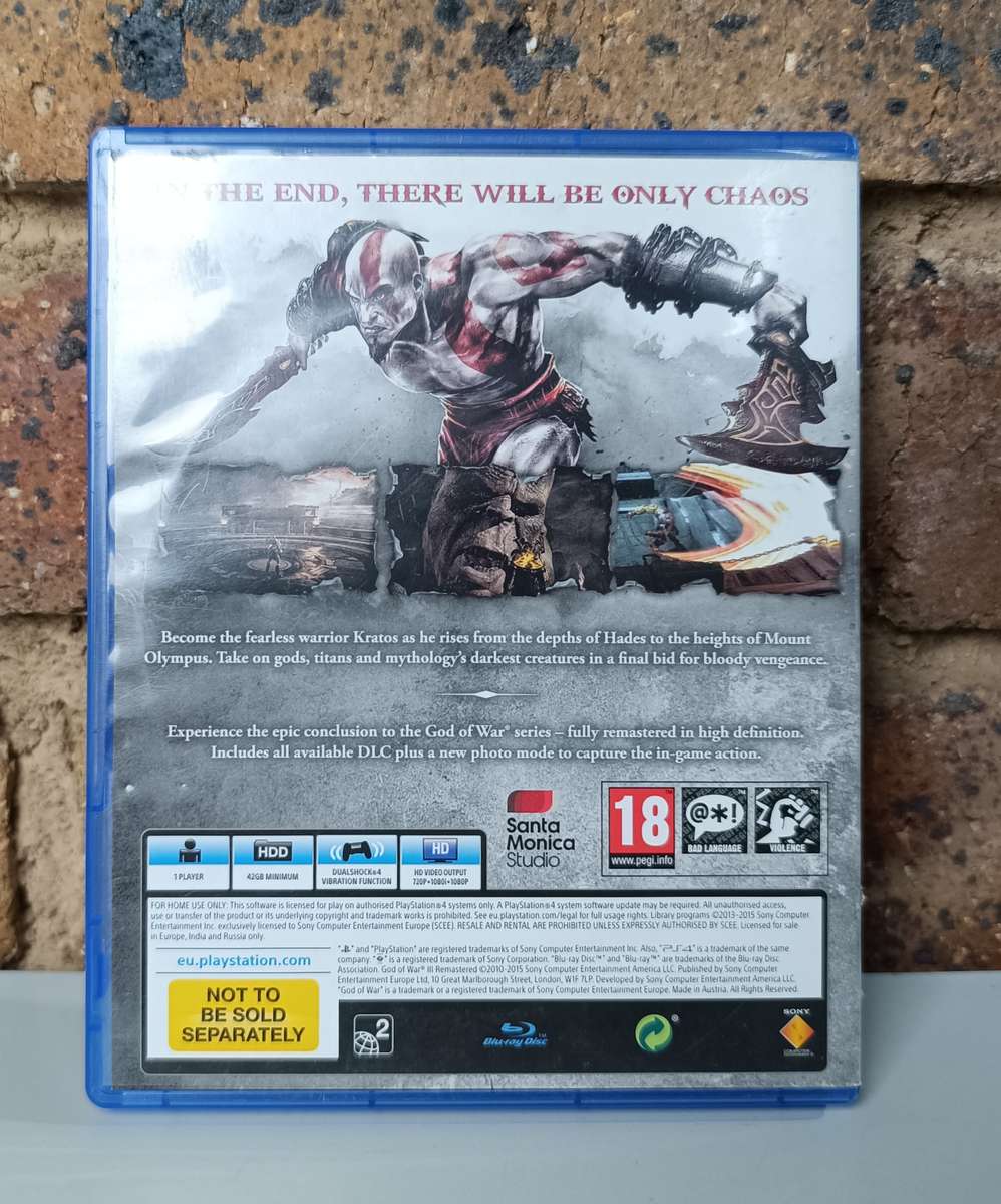 God Of War 3 Remastered - Ps4