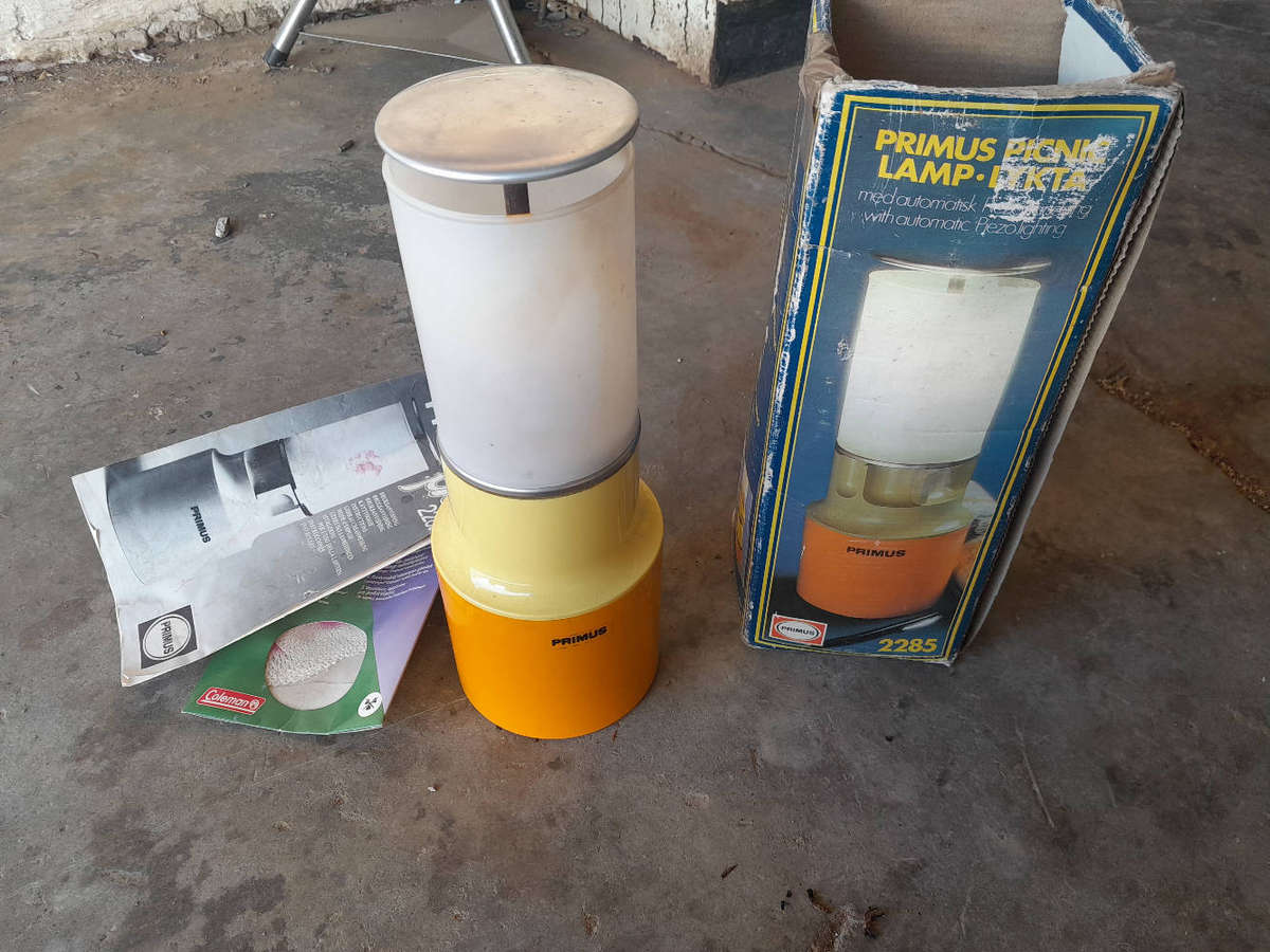 New old stock  Primus Picnic Gas Lamp.