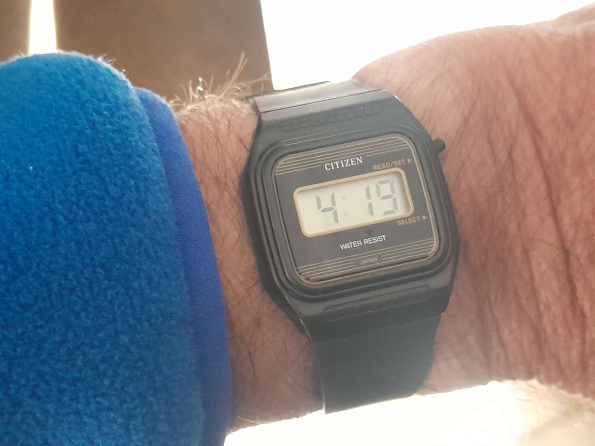 2 Vintage Digital Watches. Eighties. Mint.