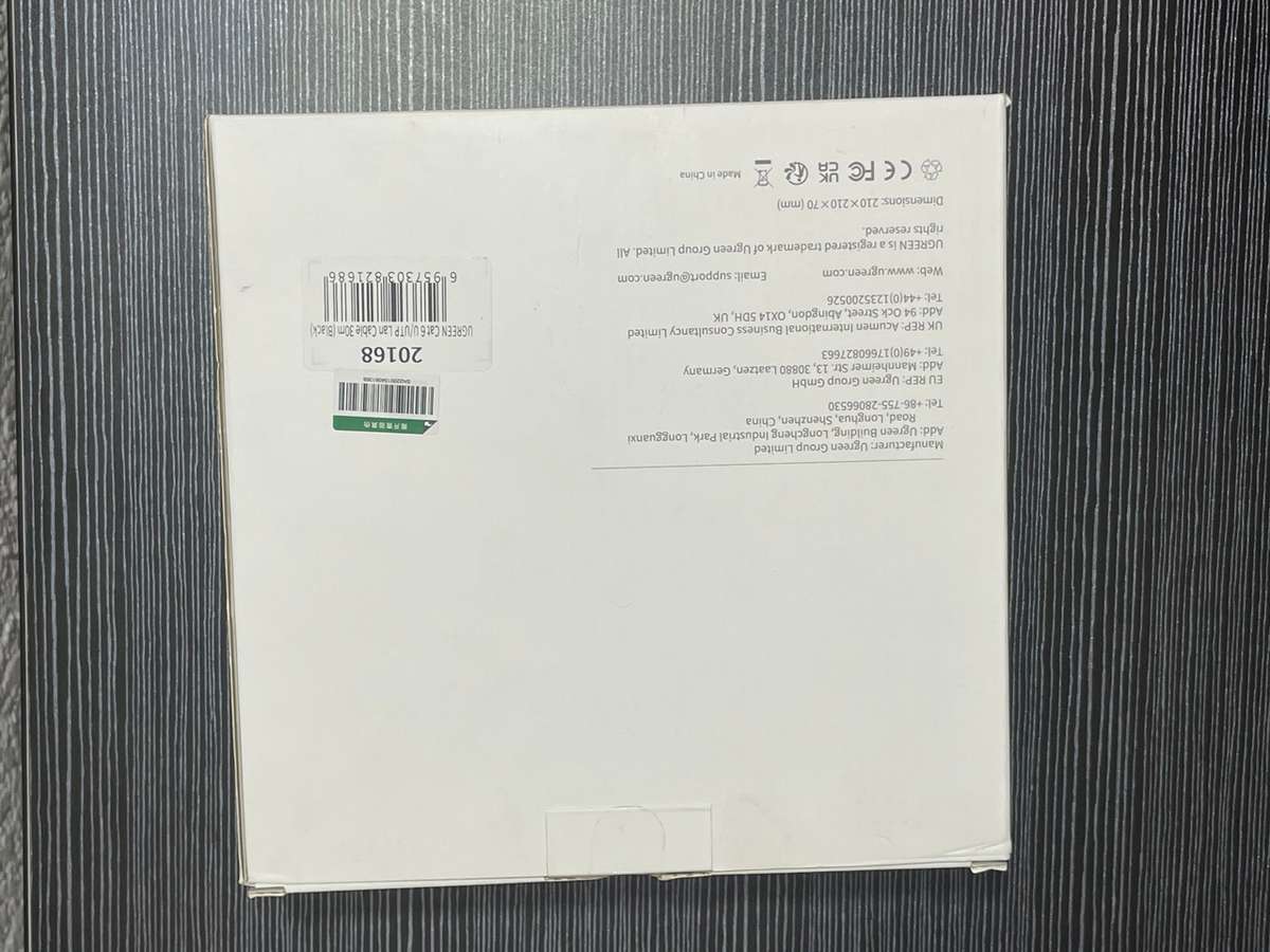 Ugreen CAT 6 LAN Cable 30m (Black)