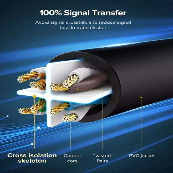 Ugreen CAT 6 LAN Cable 30m (Black)