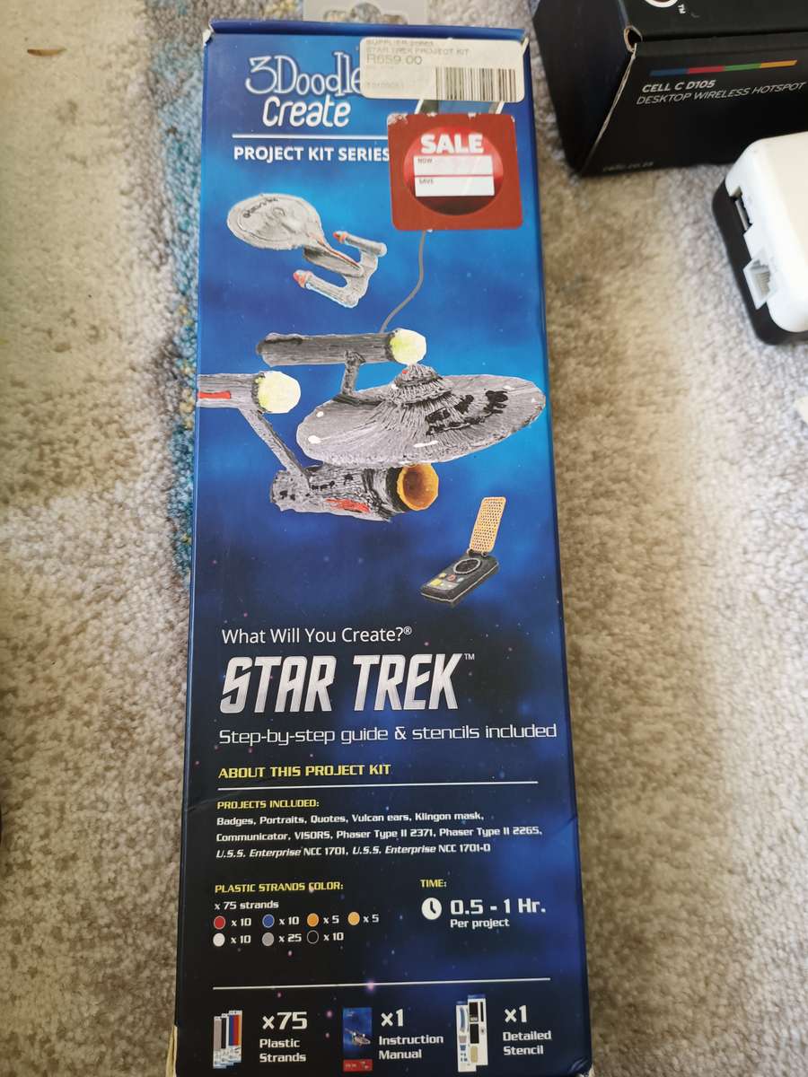 Limited Edition 3Doodler Create Star Trek Project Kit