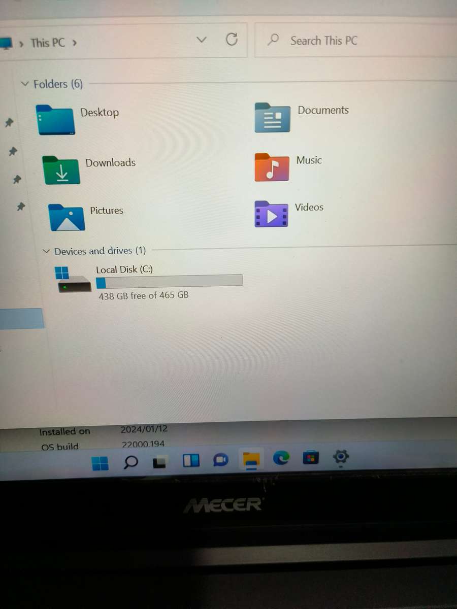 Mercer celeron laptop