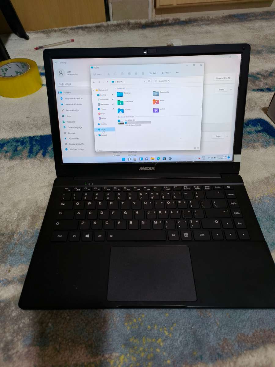 Mercer celeron laptop