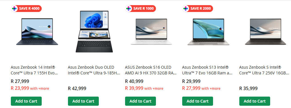 Latest Asus Zenbook Touchscreen Ultrabook 14X OLED 13th Gen i7, 16GB Ram, 512GB SSD | As New boxed