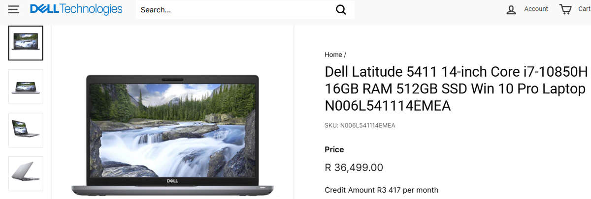 Dell Latitude 5411 | 10th Gen i7, 16GB Ram, 512GB SSD, 2GB nVidia Graphics | Bargain