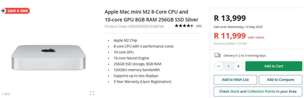 2023 Mac Mini M2 Processor | 8GB Ram | 256GB SSD