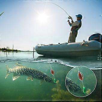 5pc Fishing Bait Cage, Spring Fishing bait cage holder, fishing thrower with lead thrower