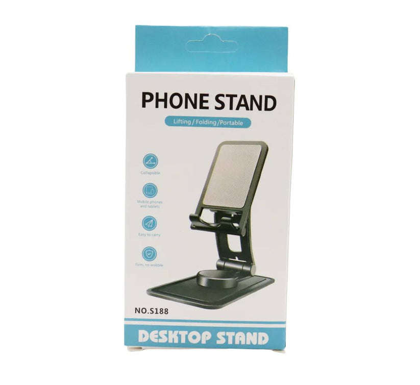 360 Degree Foldable Phone / Tablet Stand, Collapsible, no wobble, Suitable for 4-13 inches